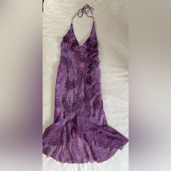 Charlotte Russe Y2k halter wrap dress - Picture 4 of 9